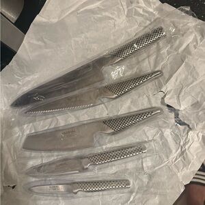 Global Stainless Steel Knife Set